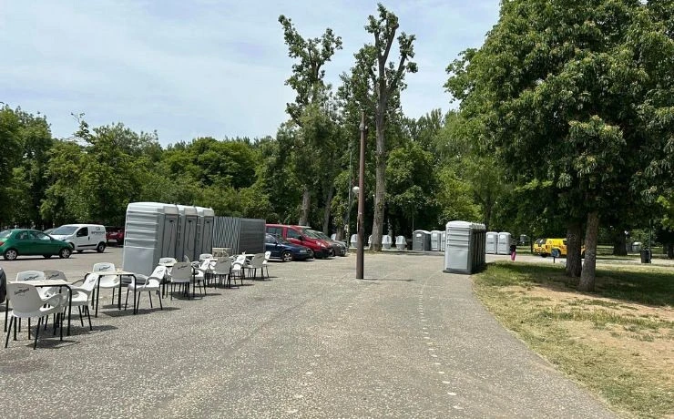 Baños portátiles para fiestas patronales. Baños portátiles para fiestas patronales.
