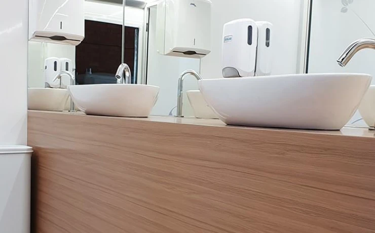 lavabo de baño de lujo portátil