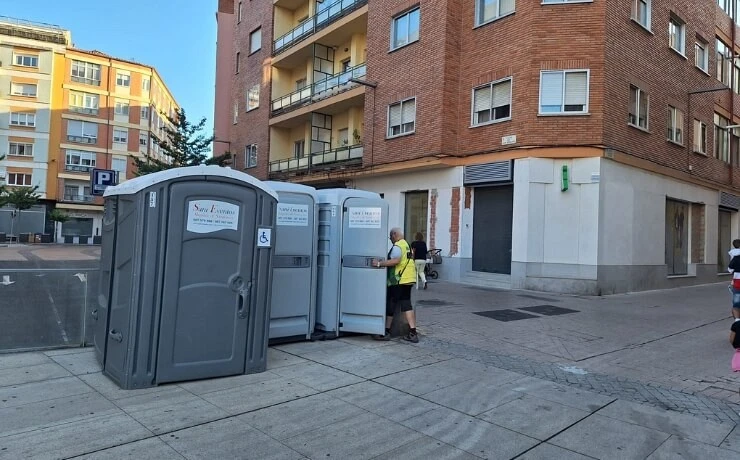 WC portátil para personas de movilidad reducidad